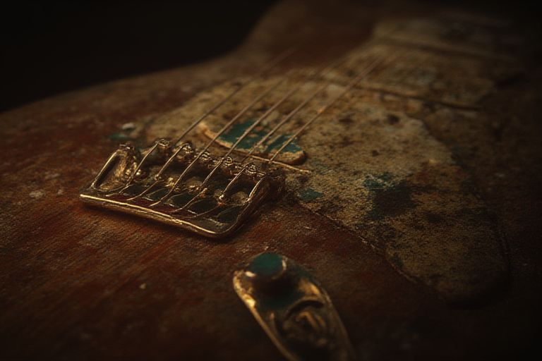 Vintage reggae guitar — the sound of roots music
